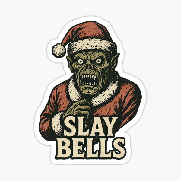 Artikel-Vorschau von Slay Bells Monster Weihnachtsshirt, designt und verkauft von Oh, the HORROR!.