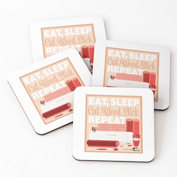 Item preview, Eat Sleep Repeat Home Cutter - Cutting Machine - RED designed and sold by StellarFX.