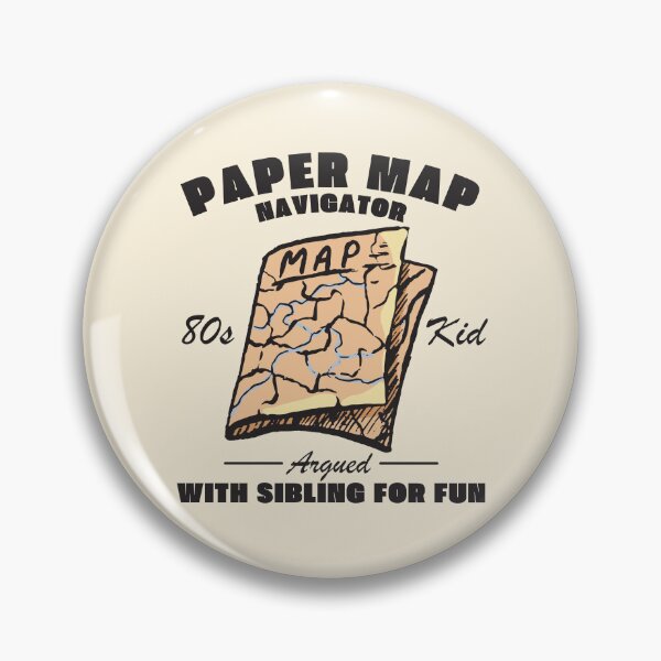 Item preview, Paper map navigator: argued with sibling for fun designed and sold by Peerless-Prime.