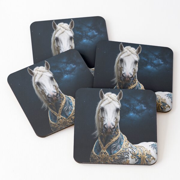 Item preview, Stunning White Stallion #1 designed and sold by AussieConcepts.
