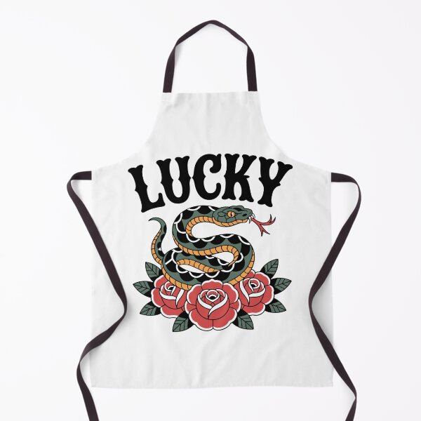 Item preview, Lucky Snake and Roses Tattoo designed and sold by Traveldrawings.
