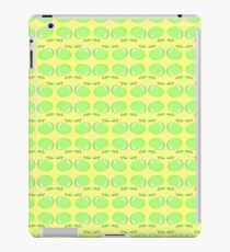 apple fruit pattern seamless colorful repeat iPad Case/Skin