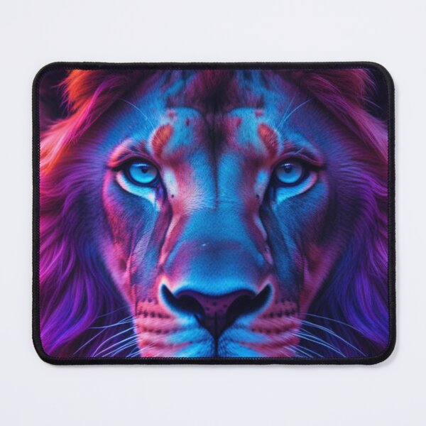 Item preview, Colorful Lion With Thoughtful Eyes designed and sold by Sam-DesignMart.