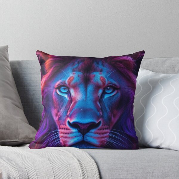 Item preview, Colorful Lion With Thoughtful Eyes designed and sold by Sam-DesignMart.