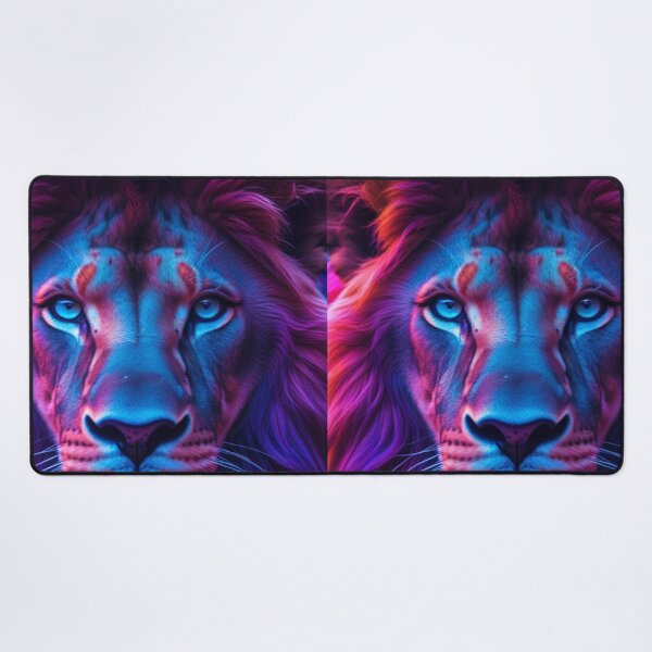 Item preview, Colorful Lion With Thoughtful Eyes designed and sold by Sam-DesignMart.