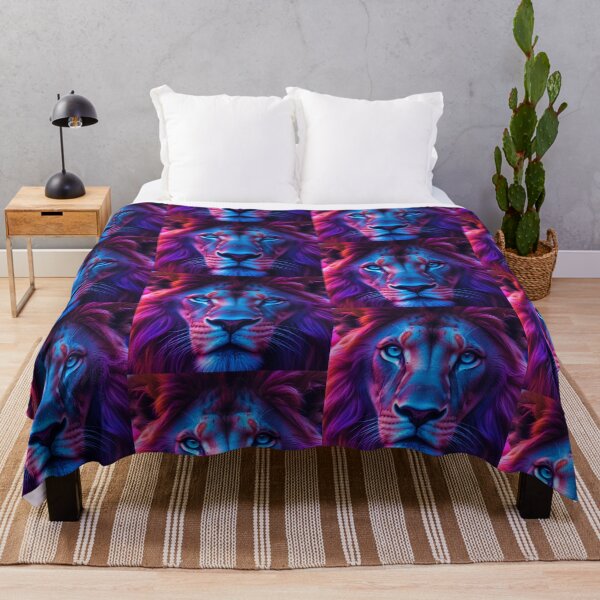 Item preview, Colorful Lion With Thoughtful Eyes designed and sold by Sam-DesignMart.