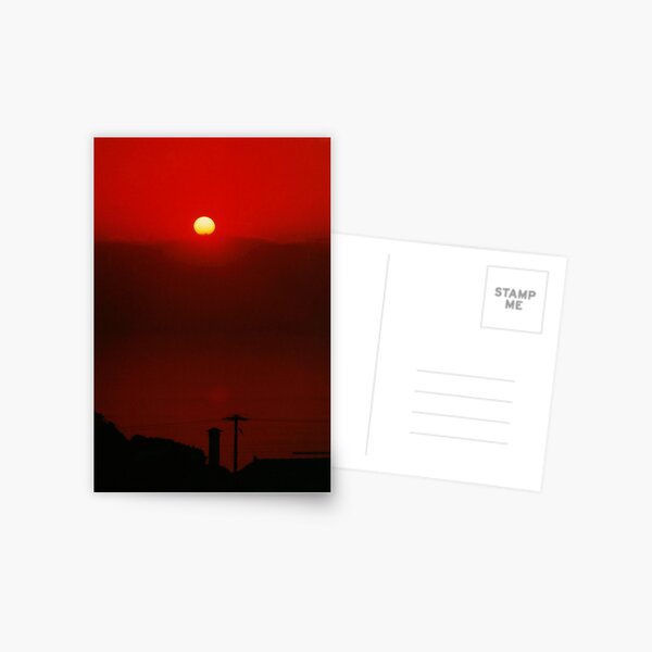 Under a Blood Red Sky Postcard
