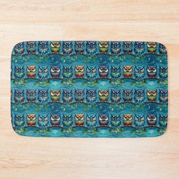 Item preview, Owls Seamless Pattern designed and sold by Korral.