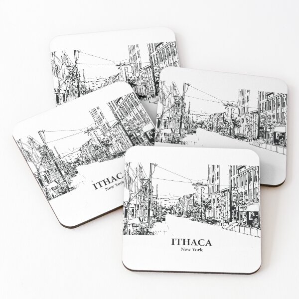 Item preview, Ithaca - New York designed and sold by Lakeric Cityscapes.
