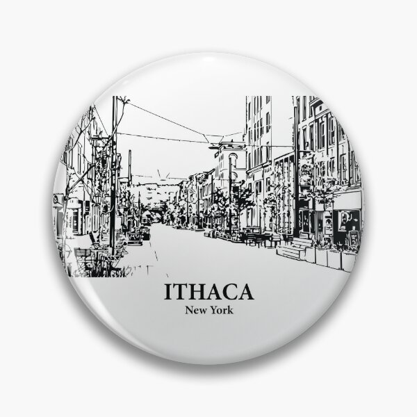 Item preview, Ithaca - New York designed and sold by Lakeric Cityscapes.