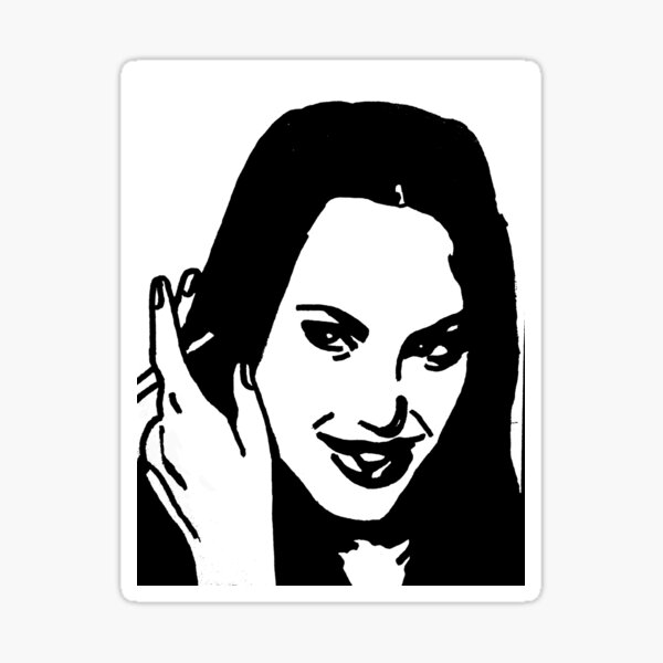 Artikel-Vorschau von Angelina Jolie, designt und verkauft von Chad's Fresh Art.
