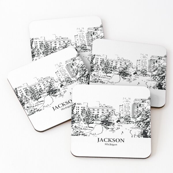 Item preview, Jackson - Michigan designed and sold by Lakeric Cityscapes.