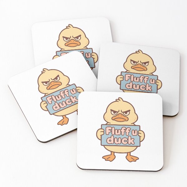 Item preview, Fluff U Duck - Kawaii Angry Duck Funny QuoteFluff U Duck – Kawaii Angry Duck Funny Quote designed and sold by Asbiell.