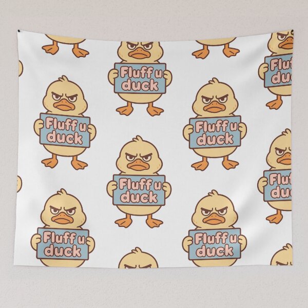 Item preview, Fluff U Duck - Kawaii Angry Duck Funny QuoteFluff U Duck – Kawaii Angry Duck Funny Quote designed and sold by Asbiell.