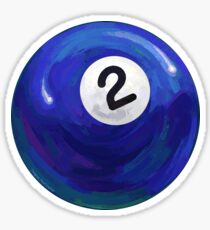 Pegatina Bola de Billar 2