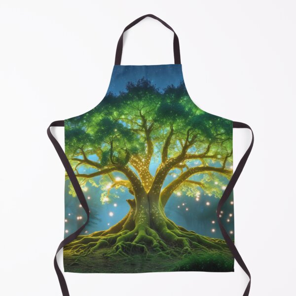 Item preview, Colorful Oak Tree With Full Moon Classical designed and sold by Sam-DesignMart.