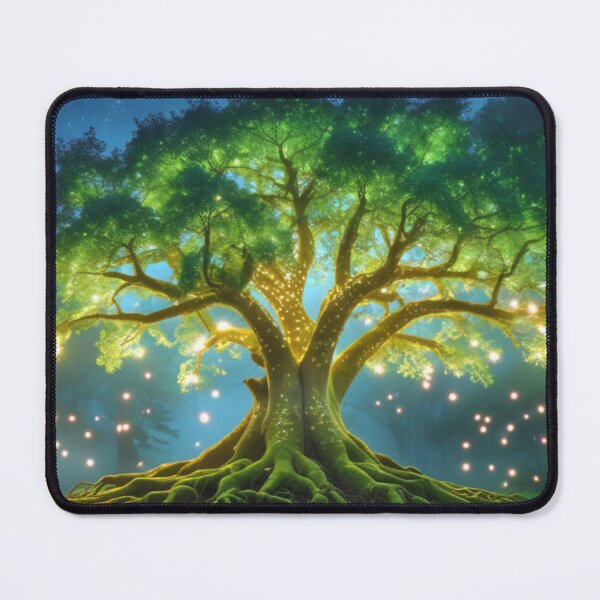 Item preview, Colorful Oak Tree With Full Moon Classical designed and sold by Sam-DesignMart.