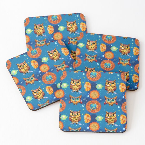 Item preview, Owls Seamless Pattern designed and sold by Korral.