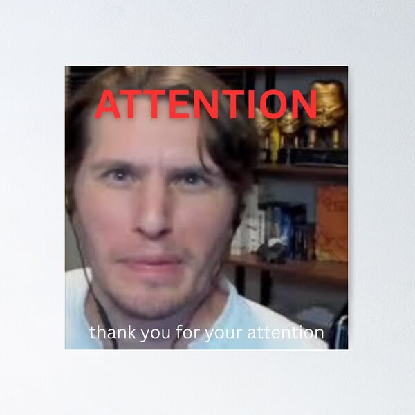 Item preview, Jerma985 Attention designed and sold by DanJrys.