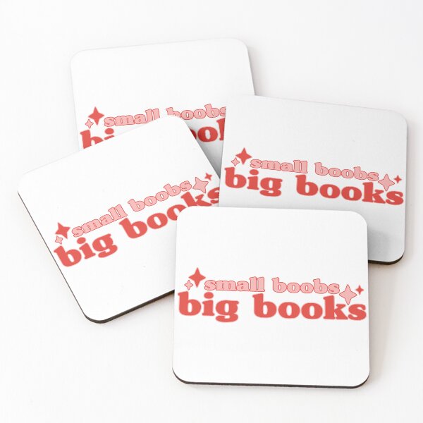 Item preview, Small Boobs Big Books Pink and Red designed and sold by Zero Labels.