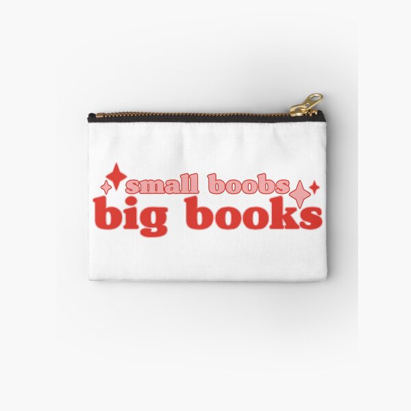 Item preview, Small Boobs Big Books Pink and Red designed and sold by Zero Labels.