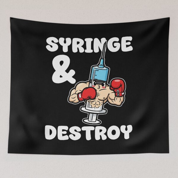 Item preview, SYRINGE AND DESTROY - NURSE GIFT designed and sold by KEF Custom.