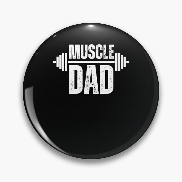 Item preview, Muscle Dad Vintage Weightlifter dad gym dada father workout designed and sold by snowry.