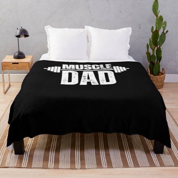 Item preview, Muscle Dad Vintage Weightlifter dad gym dada father workout designed and sold by snowry.