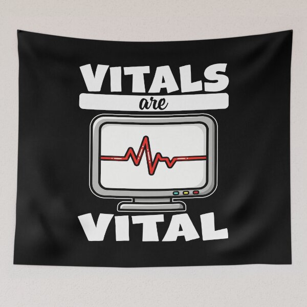 Item preview, VITALS ARE VITAL - NURSE GIFT designed and sold by KEF Custom.