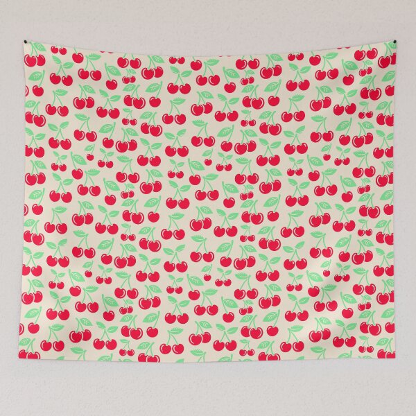 Item preview, Cherries Red And Cream designed and sold by SilverPegasus.