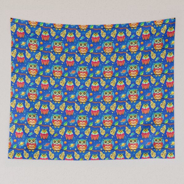 Item preview, Owls Seamless Pattern designed and sold by Korral.