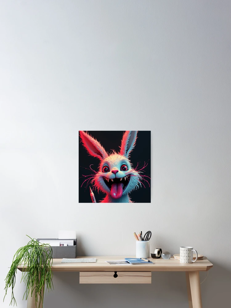 Thumbnail 2 of 3, Poster, Vampire Rabbit Classical designed and sold by Sam-DesignMart.