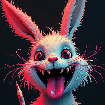 Artwork thumbnail, Vampire Rabbit Classical by Sam-DesignMart