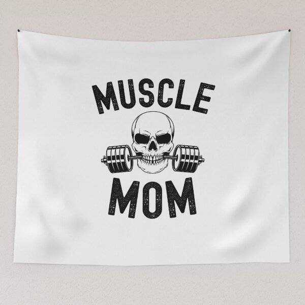 Item preview, Muscle mom gym Weightlifter mom skeleton barbell mom gym designed and sold by snowry.