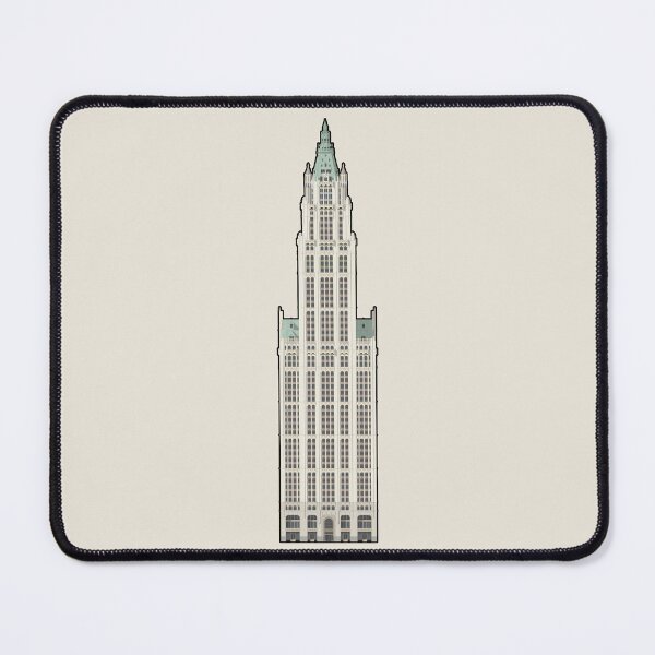 Item preview, The Woolworth Building New York Architectural Illustration (Outlined) designed and sold by aio.