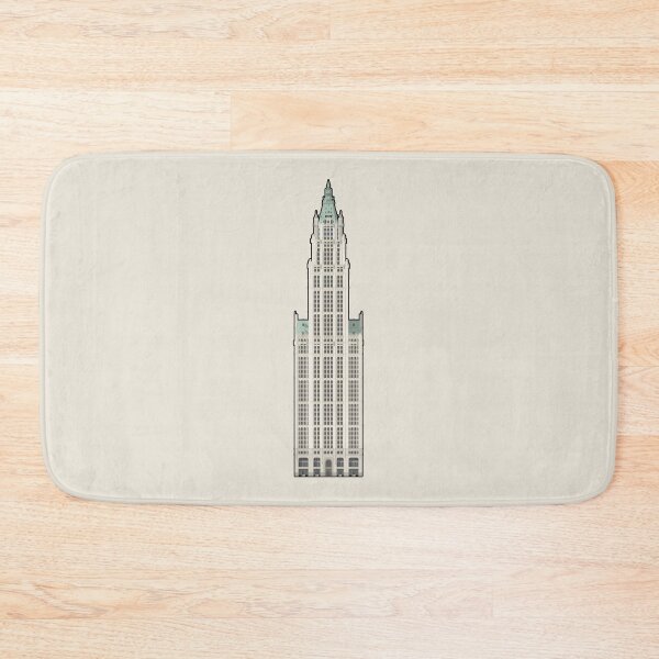 Item preview, The Woolworth Building New York Architectural Illustration (Outlined) designed and sold by aio.