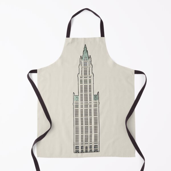 Item preview, The Woolworth Building New York Architectural Illustration (Outlined) designed and sold by archetype prints.