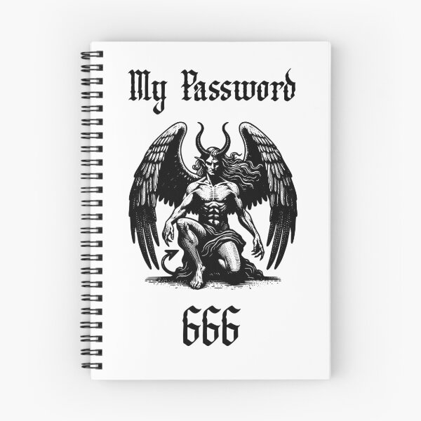Item preview, My Password: Devil's Code 666 | Sarcastic Dark Humor Design designed and sold by GorinART.
