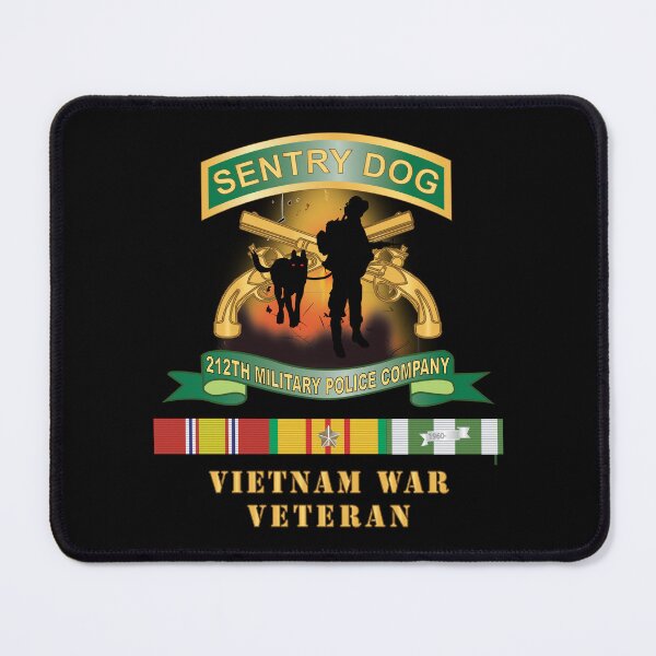 Item preview, Army - Sentry Dog - 212th Military Police Company - Dog Fire w Br - Ribbon Vietnam War Veteran w VN SVC X 300 designed and sold by Military Insignia Products.