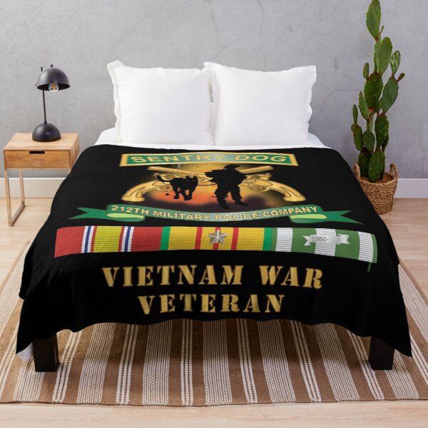 Item preview, Army - Sentry Dog - 212th Military Police Company - Dog Fire w Br - Ribbon Vietnam War Veteran w VN SVC X 300 designed and sold by Military Insignia Products.