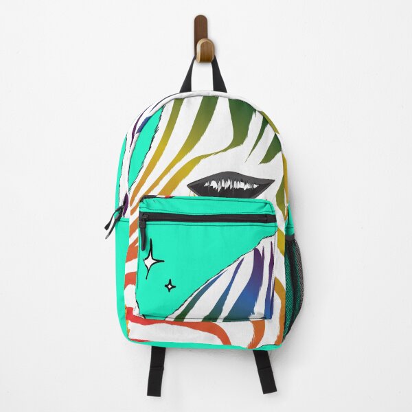 Item preview, LGBTQ Pride Collection Pride Zebra head with black font designed and sold by Miza Drops.