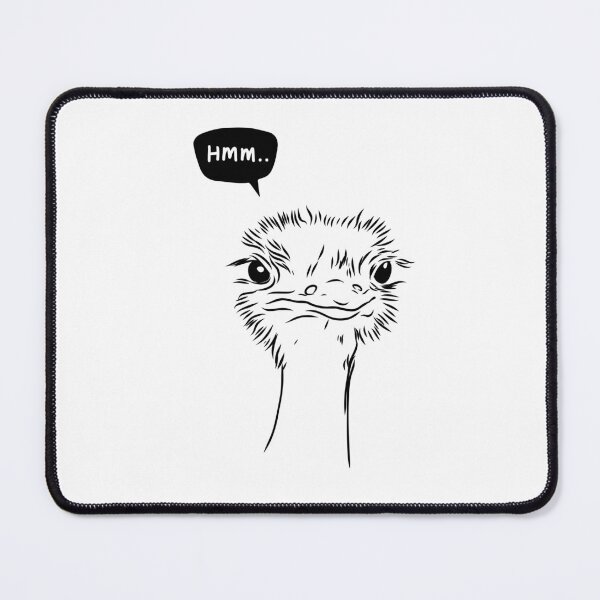 Item preview, Unimpressed ostrich  designed and sold by ZMaria.