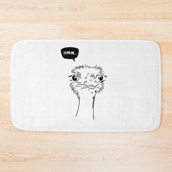 Item preview, Unimpressed ostrich  designed and sold by ZMaria.