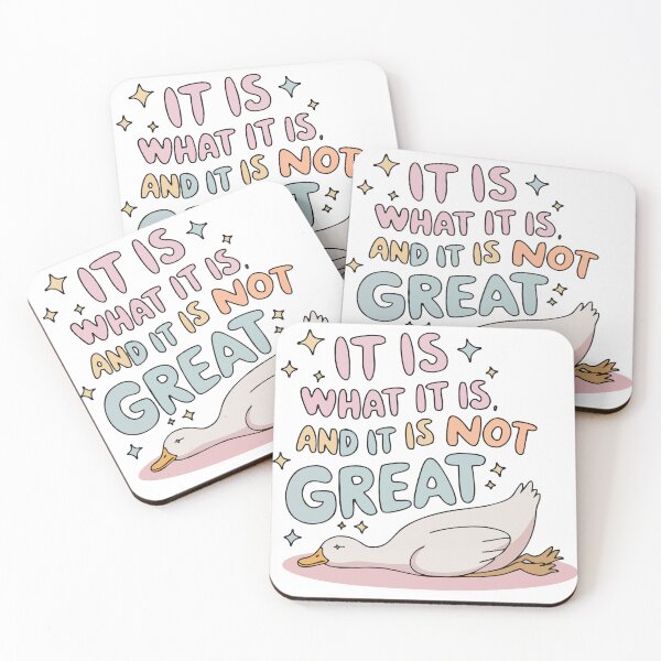 Item preview, It Is Not Great Funny Duck Quote designed and sold by Charlietule.