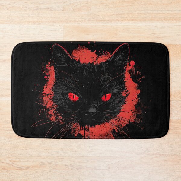 Item preview, Killer Black Cat with Blood designed and sold by Oh, the HORROR!.