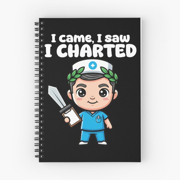 Item preview, I CAME, I SAW, I CHARTED - NURSE GIFT designed and sold by KEF Custom.