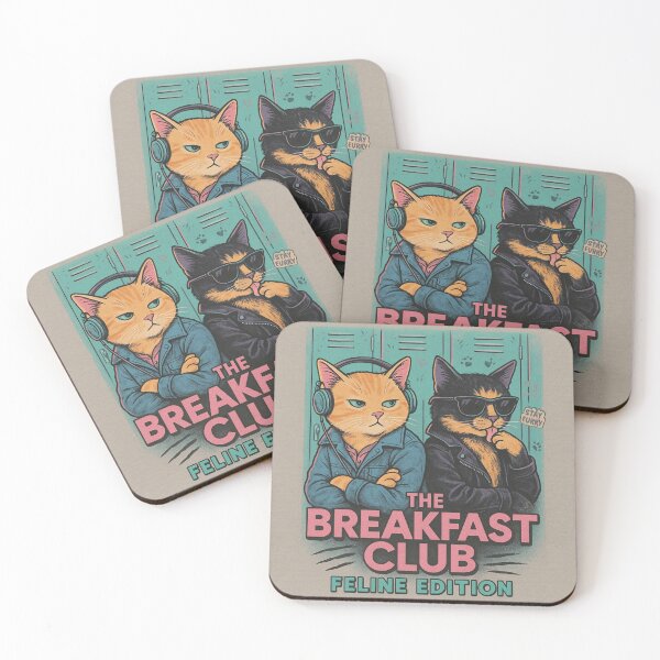 Item preview, Breakfast Club Feline Edition designed and sold by CL7-Graphics.