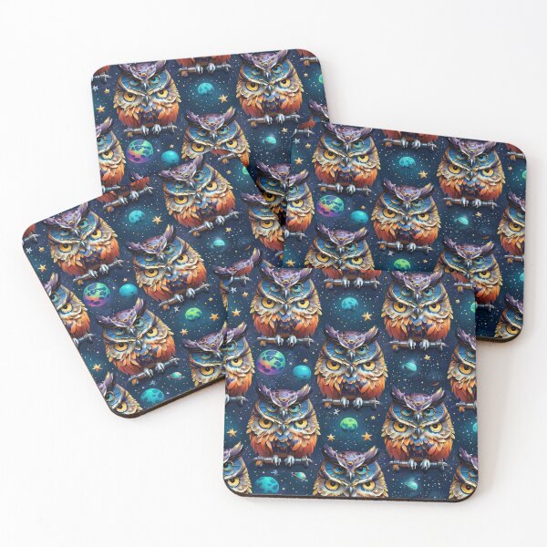 Item preview, Owls Seamless Pattern designed and sold by Korral.