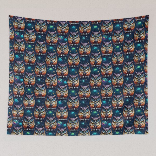 Item preview, Owls Seamless Pattern designed and sold by Korral.