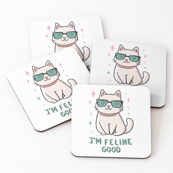 Item preview, Funny meme - I'm Feline Good designed and sold by hamishby.